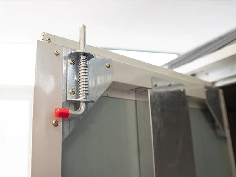 RELYARD 8x10 METAL COTTAGE GARDEN SHED WITH WINDOW (1700 Series) 5'-9" DOOR HEIGHT