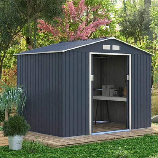 RELYARD 6X6 METAL OUTDOOR STORAGE GARDEN SHED