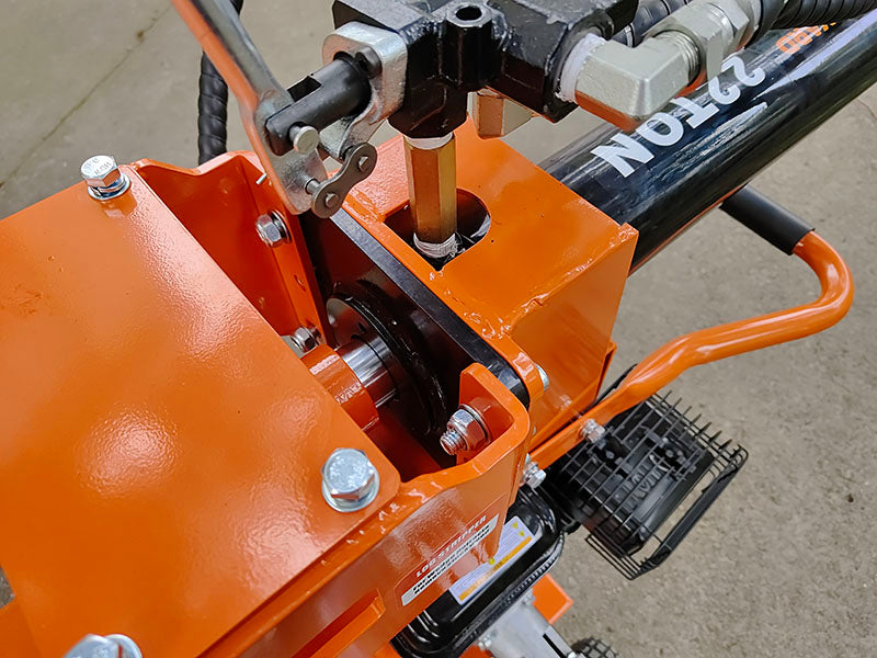 RELYARD 6.5HP 22TON GASOLINE HYDRAULIC HORIZONTAL/ VERTICAL LOG SPLITTER