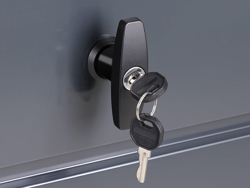 RELYARD 2x4 350L 77GAL METAL OUTDOOR STORAGE PATIO DECK BOX