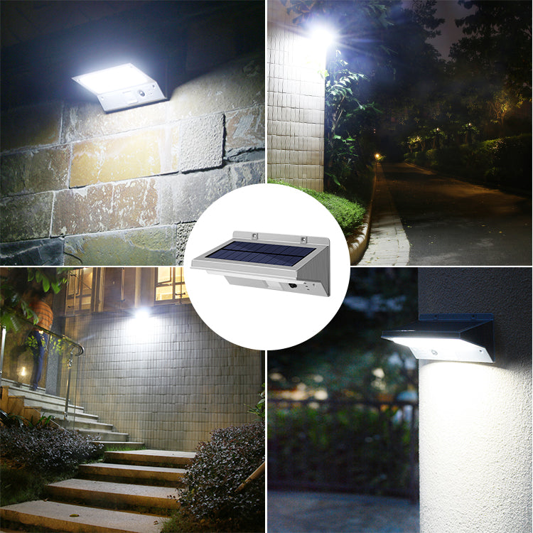 RELYARD 330LM Outdoor Solar Power LED Lamp Wall Mounted With Motion Sensor