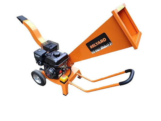 RELYARD 2.5" 7.0HP GASOLINE PORTABLE WOOD CHIPPER