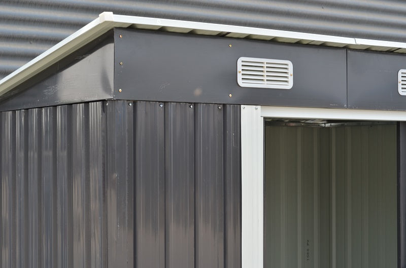 RELYARD 4X6 METAL OUTDOOR STORAGE GARDEN SHED