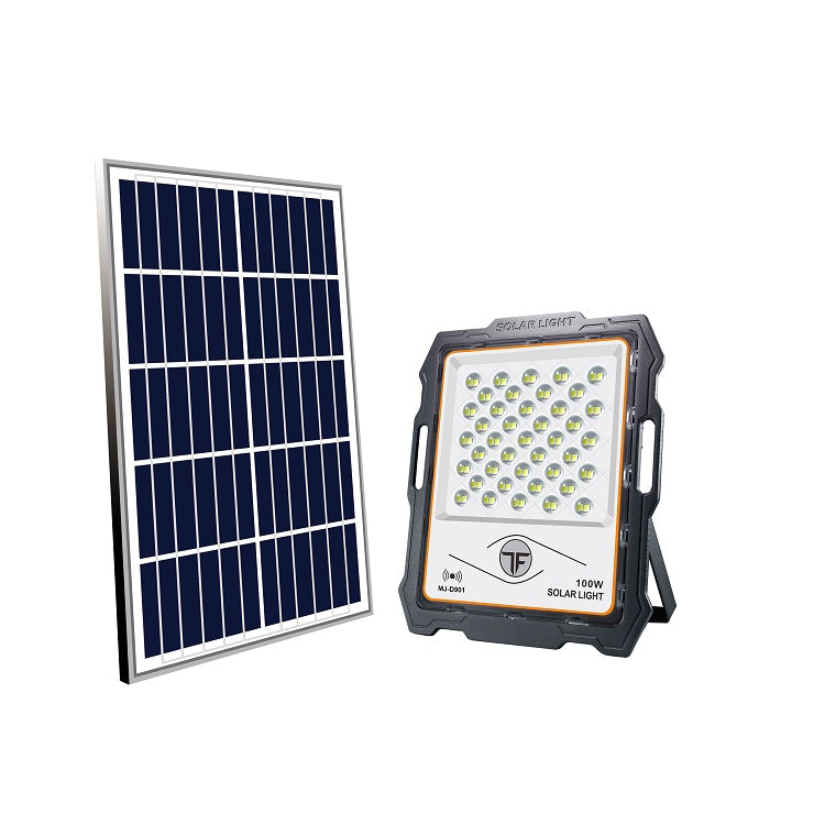 RELYARD 100W 800Lumen/ 200W 1200Lumen/ 300W 2800Lumen, Outdoor Solar Power LED Flood Light