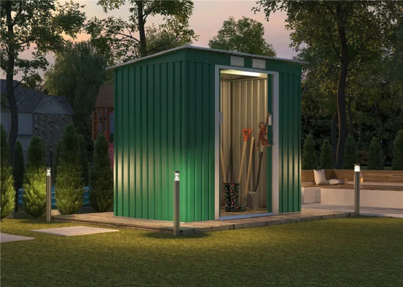 RELYARD 4X6 METAL OUTDOOR STORAGE GARDEN SHED