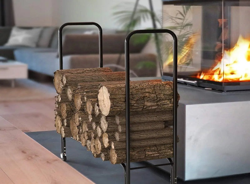 RELYARD 4’ HEAVY DUTY FIREWOOD LOG RACK