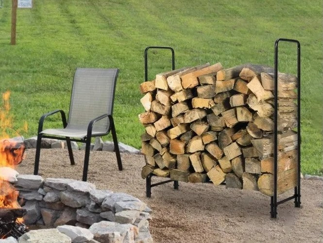 RELYARD 4’ HEAVY DUTY FIREWOOD LOG RACK