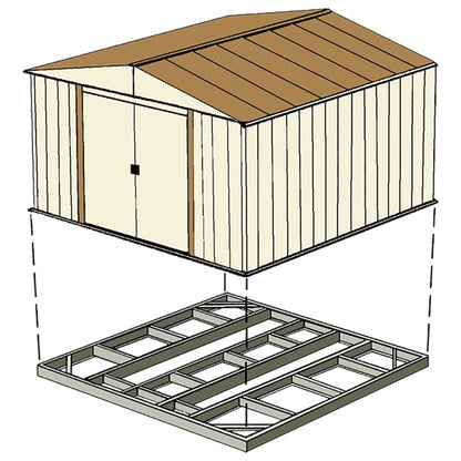 RELYARD FLOOR FRAME KIT FOR 1500 SERIES METAL GARDEN SHED