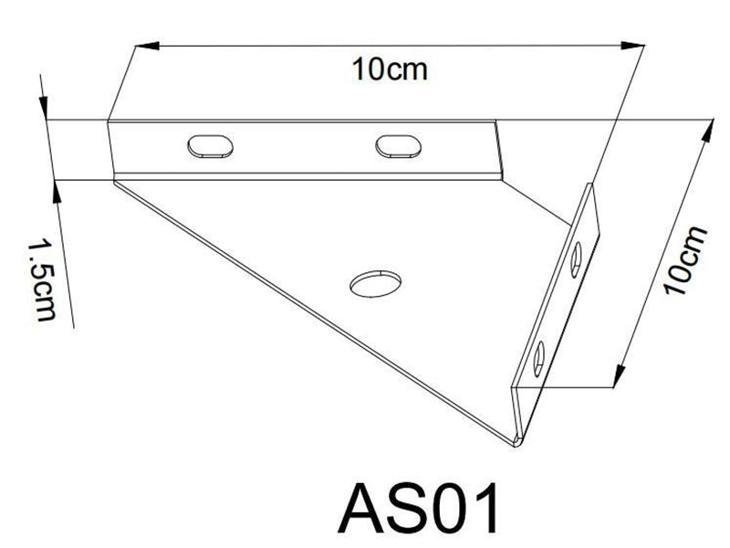 RELYARD INNER ANCHOR SET FOR METAL OUTDOOR STORAGE GARDEN SHED