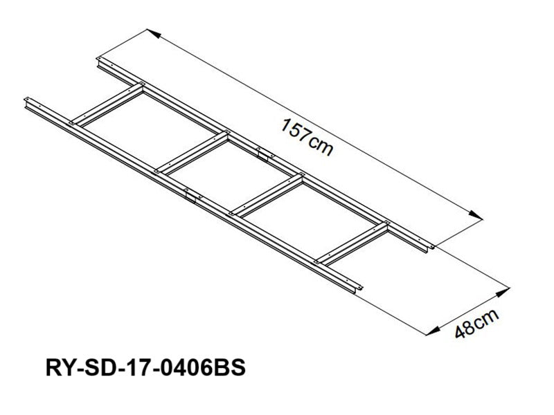 RELYARD FLOOR FRAME KIT FOR 1700 SERIES METAL GARDEN SHED