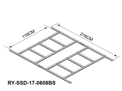 RELYARD FLOOR FRAME KIT FOR 1700 SERIES METAL GARDEN SHED