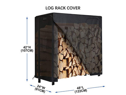 RELYARD WATERPROOF COVER FOR 4’ FIREWOOD RACK